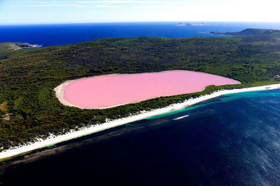 6. Lake Hillier (Australia)