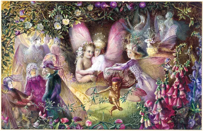 John Anster Fitzgerald, Titania and the Changeling A Midsummer Night’s Dream