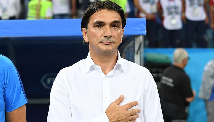 1024px Zlatko Dalić Croatia national team head coach ahead of the Russia v Croatia match 7 July 2018