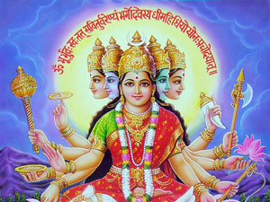 Gayatri-Mata-With-Gayatri-Mantra-Wallpaper