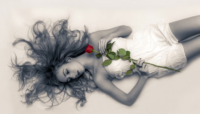 young-girl-rose-man-lady-46171