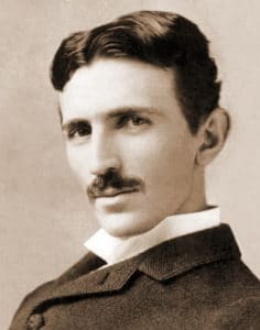 Nikola Tesla genijalni naučnik portret slika rodjen mesto Smiljane