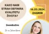 Radionica: Kako nam strah definira kvalitetu života?