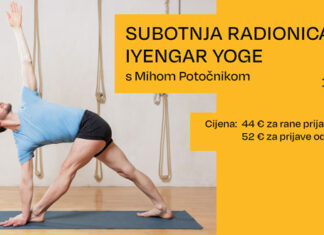 Subotnja radionica Iyengar yoge s Mihom Potočnikom (Ljubljana)