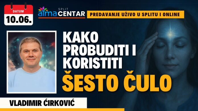 VLADIMIR ĆIRKOVIĆ PREDAVANJE ŠESTO ČULO