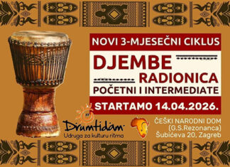 Proljetni 3-mjesečni ciklus Djembe radionica – Od 14.04.2026.