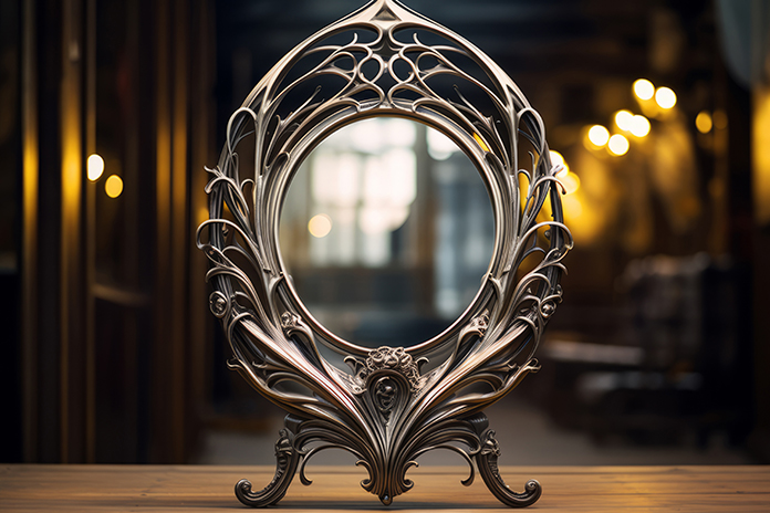 ornate-mirror-art-nouveau-style