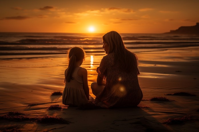 mother-daughter-beach-generated-by-ai