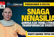 30.11. Predavanje u Atma centru Split Bhakti Ananda Tirtha Swami: “Snaga nenasilja – Ahimsa kao temelj etike i transformacije svijesti”
