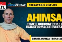 30.11. Predavanje: “AHIMSA – temelj duhovne etike i transformacije svijesti”, Bhakti Ananda Tirtha Swami