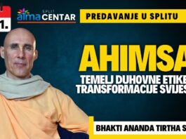 30.11. Predavanje: “AHIMSA – temelj duhovne etike i transformacije svijesti”, Bhakti Ananda Tirtha Swami