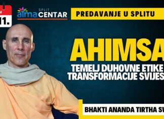 30.11. Predavanje: “AHIMSA – temelj duhovne etike i transformacije svijesti”, Bhakti Ananda Tirtha Swami