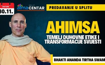30.11. Predavanje: “AHIMSA – temelj duhovne etike i transformacije svijesti”, Bhakti Ananda Tirtha Swami