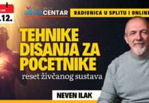 20.12. Radionica u Atma centru Split i online – Neven Ilak: “Tehnike disanja za početnike: Reset živčanog sustava”