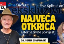 16.12. Ekskluzivni program u Atma centru Split i online – Dr. Semir Osmanagić: “Najveća otkrića alternativne povijesti”