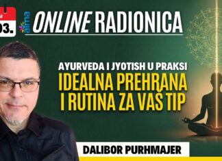 27.3. Atma online radionica – Dalibor Purhmajer: Ayurveda i Jyotish u praksi – Idealna prehrana i rutina za vaš tip
