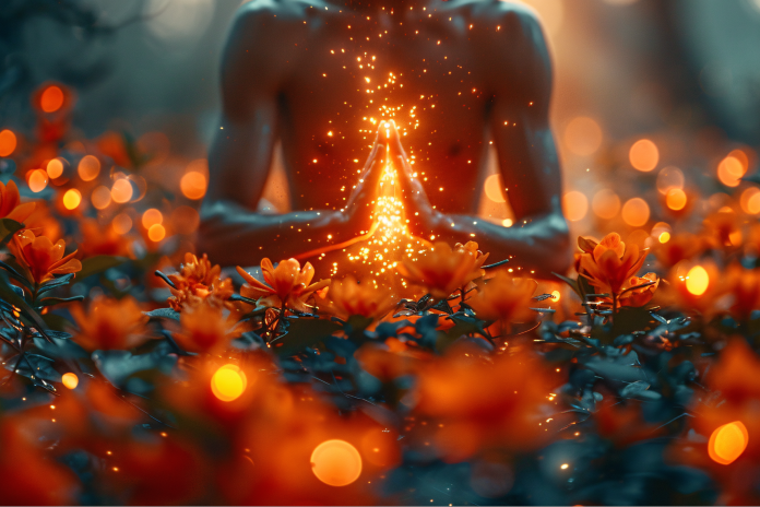 man-fantasy-setting-practicing-yoga-mindful-meditation