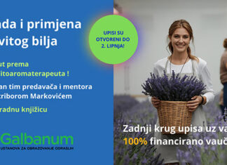 Mikrokvalifikacija – 100 % financirano vaučerom HZZ – Prerada i primjena ljekovitog bilja