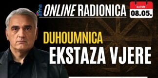 8.5. Atma online radionica – Milan Nikolić Izano: DUHOUMNICA – Ekstaza vjere