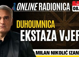 8.5. Atma online radionica – Milan Nikolić Izano: DUHOUMNICA – Ekstaza vjere