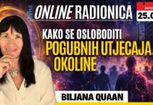 25.4. Ekskluzivna Atma online radionica – Biljana Quaan: Kako se osloboditi pogubnih utjecaja okoline