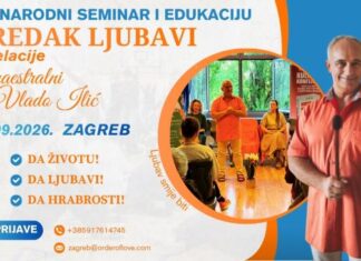 Vlado Ilić vodi Međunarodni seminar i edukaciju Poredak Ljubavi (konstelacije)11-13.09.2026. Zagreb
