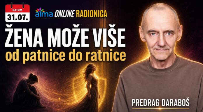 31.7. Online radionica – Predrag Daraboš: ŽENA MOŽE VIŠE – Od patnice do ratnice