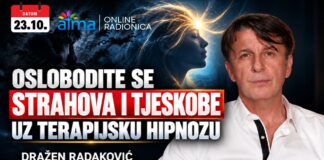 Dražen Radaković: OSLOBODITE SE STRAHOVA I TJESKOBE UZ TERAPIJSKU HIPNOZU